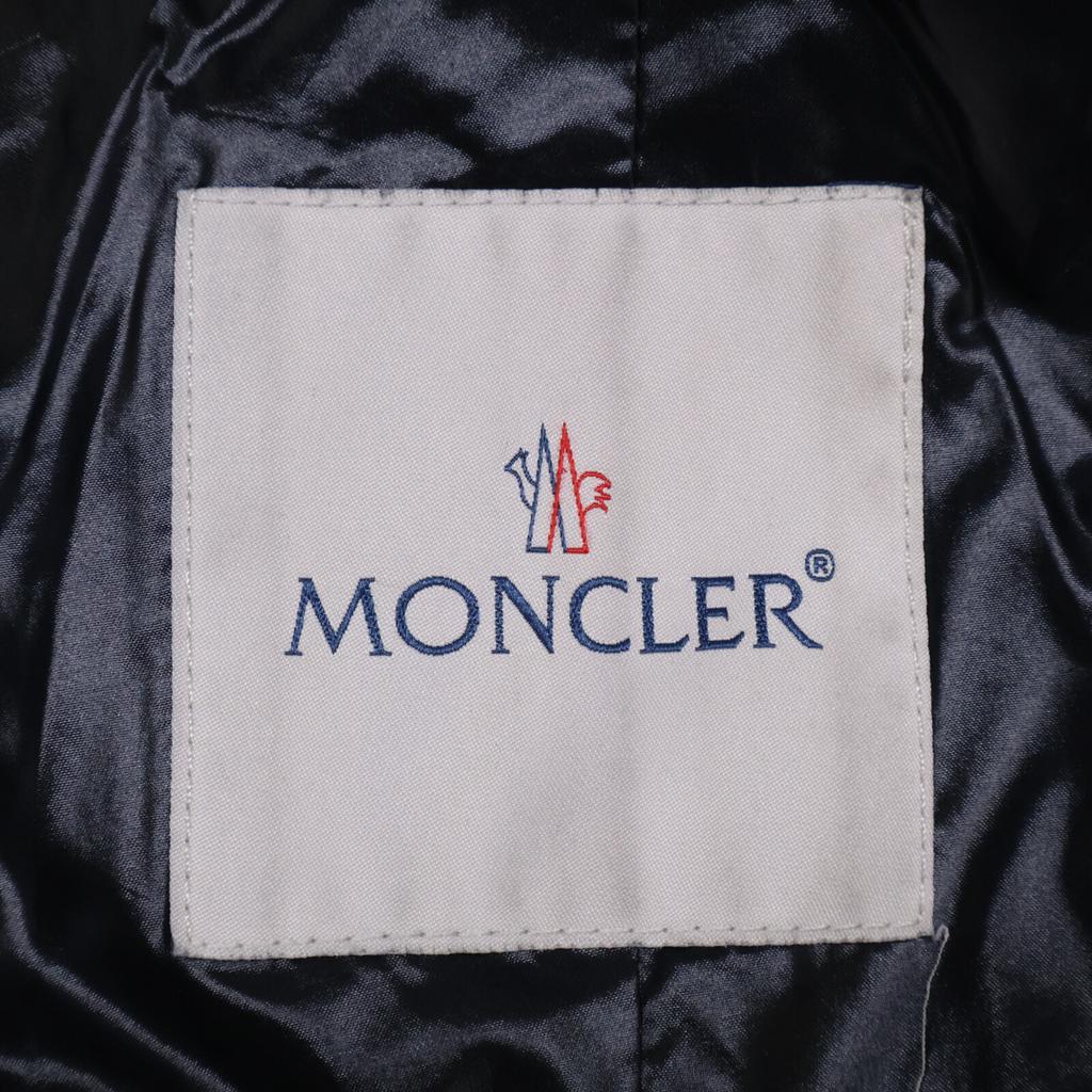 MONCLER FULMAR fur-lined down hoodie coat O blackUsed