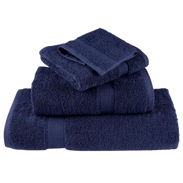 VidaXL Essuie-mains de Qualité Supérieure 10 pcs, Serviettes de Bain, Serviettes à Main, Débarbouillettes de Salle de Bain, 137259