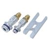 Air Conditioning Leak Test Stopper Leak Detection Refrigeration Hose Connector AC Pipe Test Plug For Auto Shop Workshop Garage
