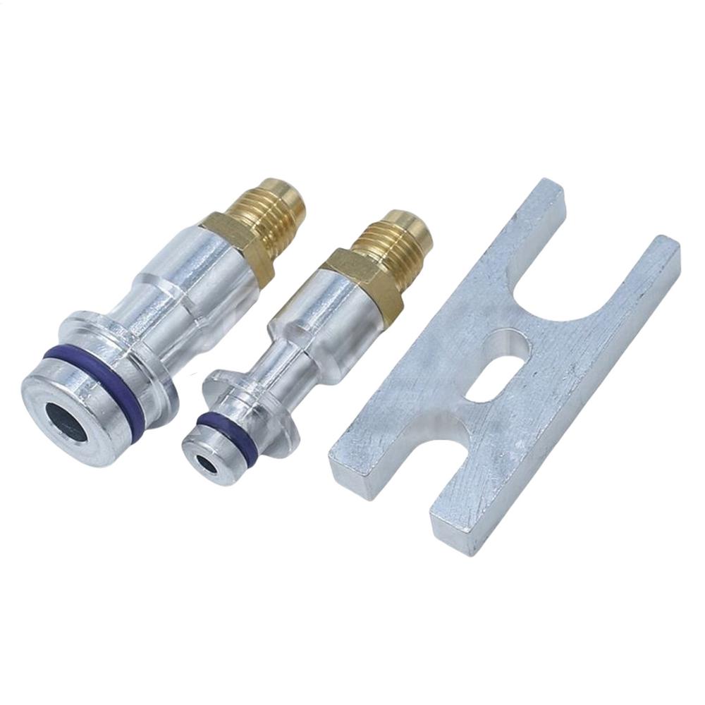 Air Conditioning Leak Test Stopper Leak Detection Refrigeration Hose Connector AC Pipe Test Plug For Auto Shop Workshop Garage