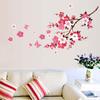 Pink Sakura Flower Cherry Blossom PVC samolepky na stěnu Home Decor