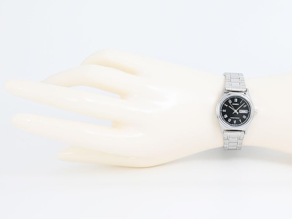 Casio Analog Quartz STANDARD Black Silver LTP-V006D-1B