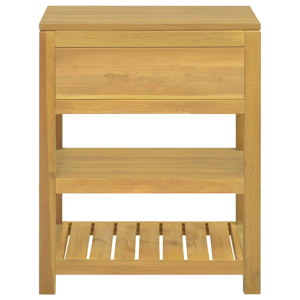 Bathroom Cabinet 60 x 45 x 75 cm Solid Teak Wood