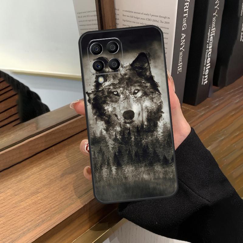 Wolf Case For Samsung Galaxy M20 M14 M34 M54 M13 M23 M33 M53 M21 M51 M30s M31s M12 M32 M52 Cover