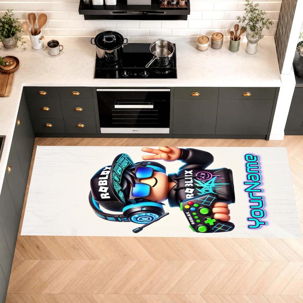 Roblox Customize Your Name Kitchen Rug Runner Rug Laundry Mat Hallway Entryway The Best Gift Choice