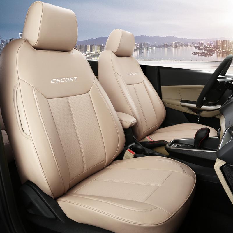 YN Custom Fit Sports Leather Seat Cover for Ford Focus - All-Season Cushion