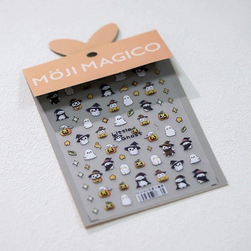 

Qiji Cute Three-Dimensional Relief Decorations Nail Stickers TS -31.07 million holy little ghost