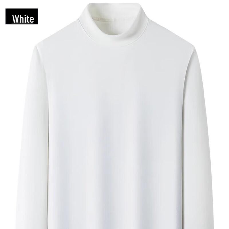 

ROMON Men s 2024 Business Semi-High Collar Warm Knit Sweater 180