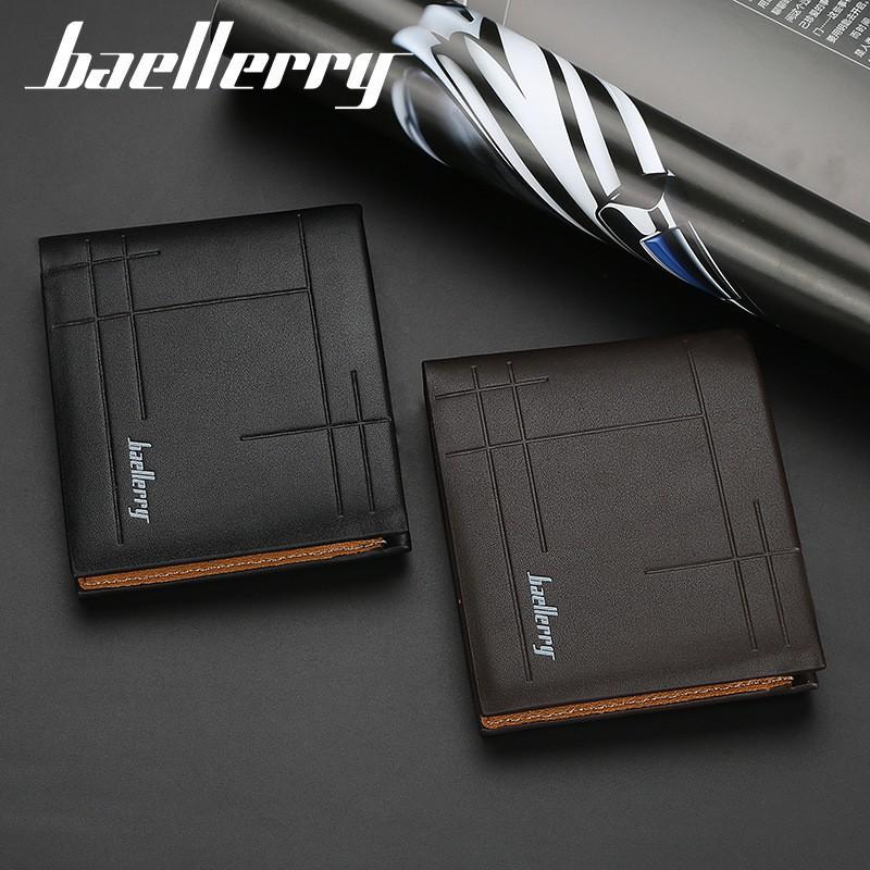 Wallet Men's Short Style European American Horizontal Multi Card Simple Business Soft