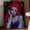 Disney Diamond Painting Set Classic Red Hair Girl Home Decor Craft, Perfect Handmade DIY Gift Idea