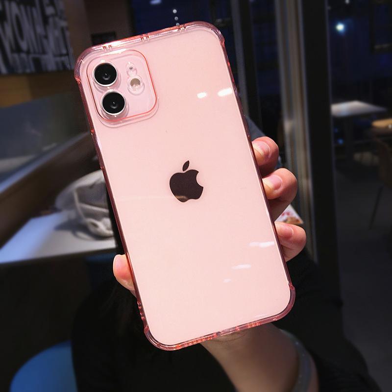 Applicable iPhone13 mobile phone case Apple 12 solid color space case iPhone11 eye protection TPU protective case X