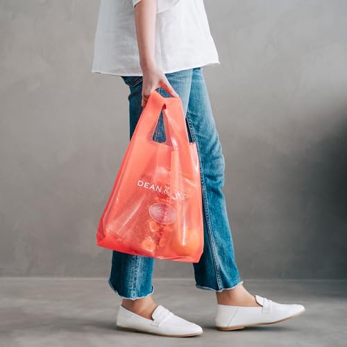 DEAN & DELUCA EVA Shopping Bag, Coral Orange