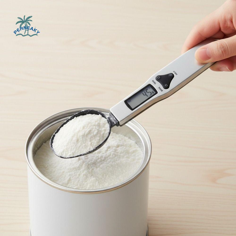 High-Precision Electronic Weighing Spoon Detachable Unit Conversion Measuring Spoon Corrosion Resistance Stainless Steel