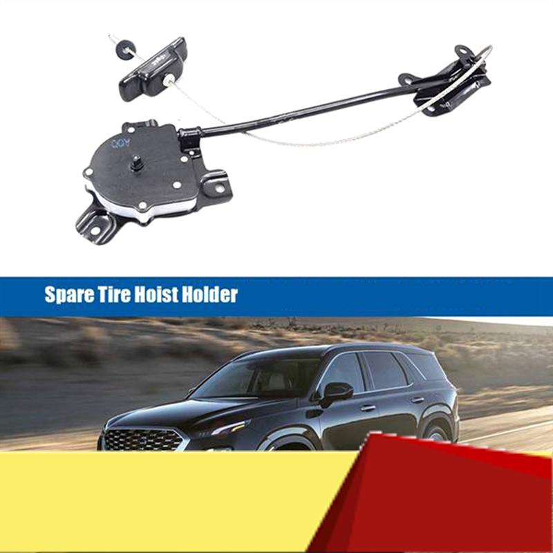 

Car Spare Tire Winch Spare Tire Rack Spare Tire Carrier For Hyundai Palisade -2024 62800S8000 62800-S8000-M53K чорний