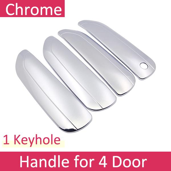 for Honda Fit Jazz MK2 2008 2009 2010 2011 2012 2013 Chrome Door Handle Cover Exterior Trim Catch Car Cap Stickers Accessories