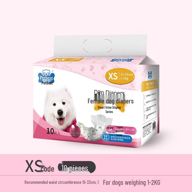 Disposable Male Dog Diapers for Teddy, Bichon Frise, and More - Pet Sanitary Underwear