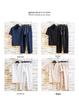 2024 Summer Men's Plus Size Retro Chinese-Style Loose Linen Two-Piece Set