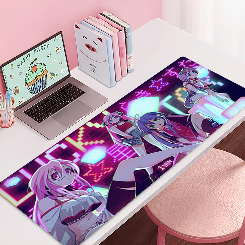 Anime Mouse Pad Large Gaming Laptop Accessories Deskmat Desk Protector Anime Konata Izumi Rubber Keyboard Mat Kawaii Mousepad