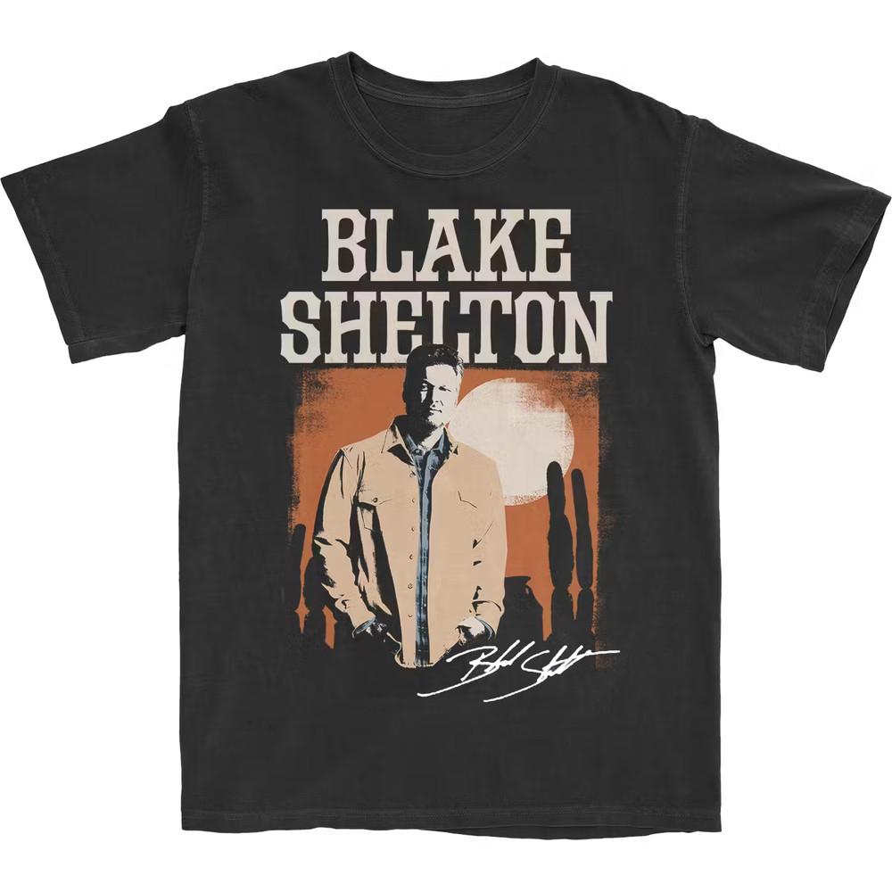 Vtg Blake Shelton Gift For Fans Cotton Black S-5XL Unisex T Shirt CM114 Unisex T-Shirt XXXL