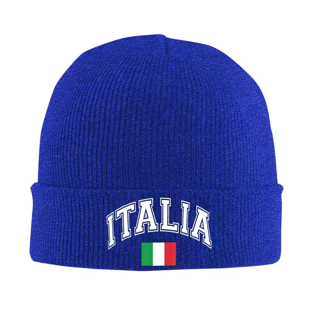 Italy Italian Flag Italia Hat Autumn Winter Beanies Street Cap FeUnisex Unisex Acrylic Skullcap