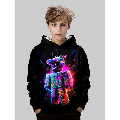 New Anime hoodie,3D Cartoon Children's Clothing for Boys and Girls, Long-sleeved Autumn Clothing, Suitable for Children Aged 5-14
