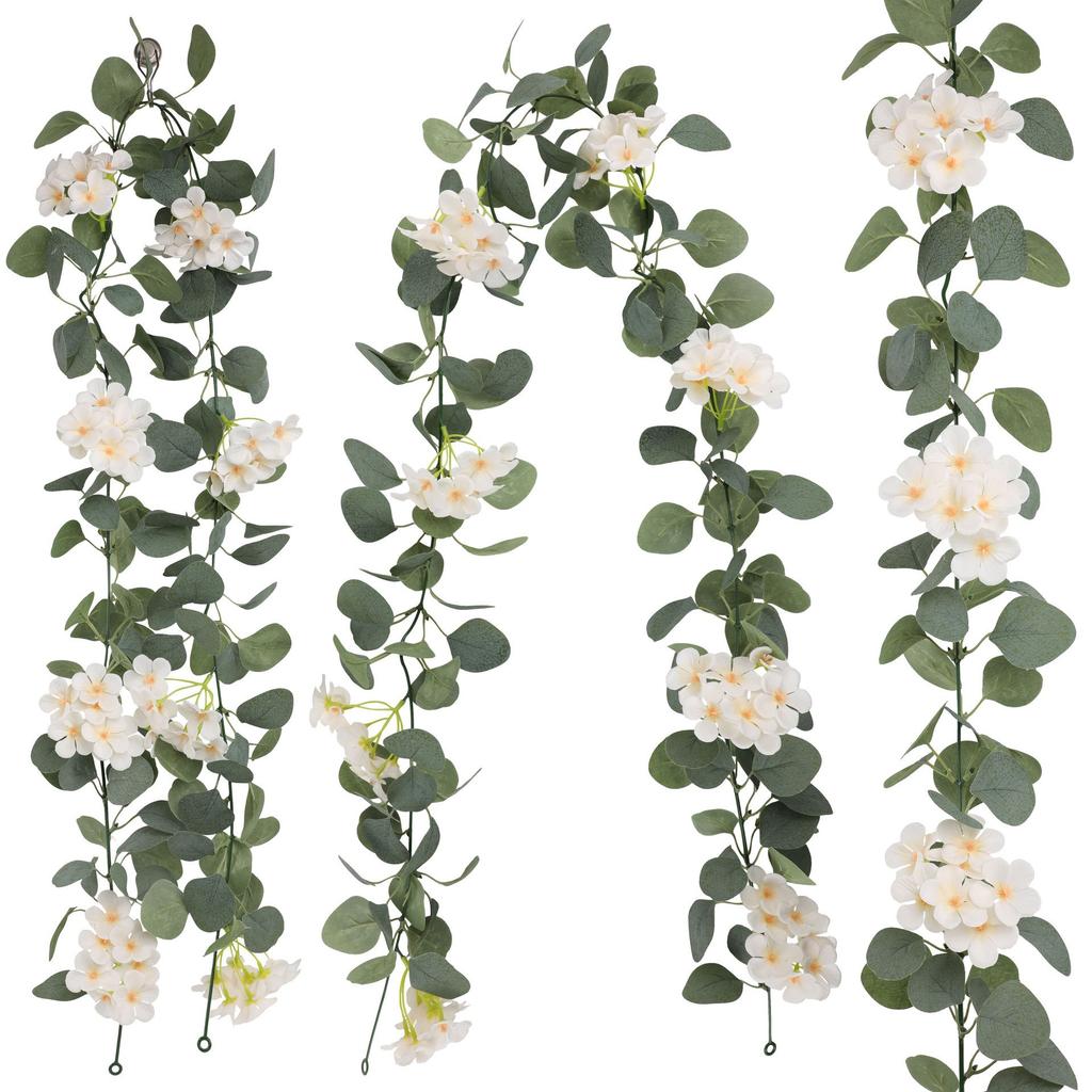 Simulated Green Plants, Fake Flower Vines, Hydrangea Vines, Indoor Living Room Ceiling, Pipe Shielding Decorations