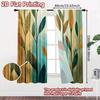 Set Of 2 Flat Printing Drapes Autumn Foliage Silhouette Digital Printed Polyester Party Decorations Perfect Po Curtain