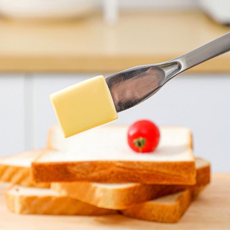 Convenient Butter Cutting and Storage Container Butter Dish with Lid Plastic Butter Container Suitable for Butter