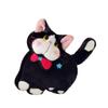 Apple Cat Plush Cushion With Embroidered Cartoon Design For Living Room Decor