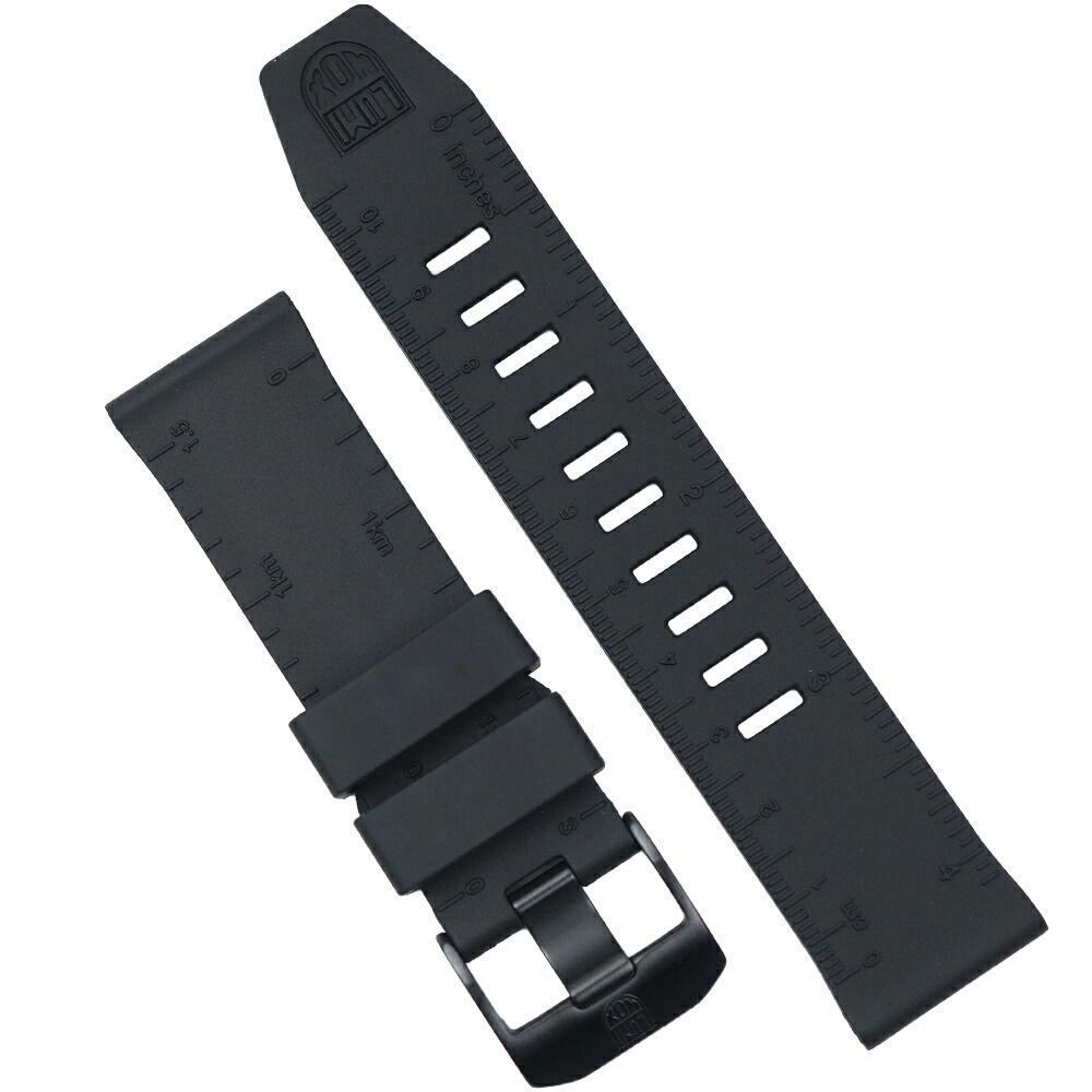 Used Luminox Watch Replacement Belt Strap Band 24mm RECON Series NBR Rubber Black Men s LUMINOX FPX.8830.20B.2.K Strap RECON 8830 8840 3780
