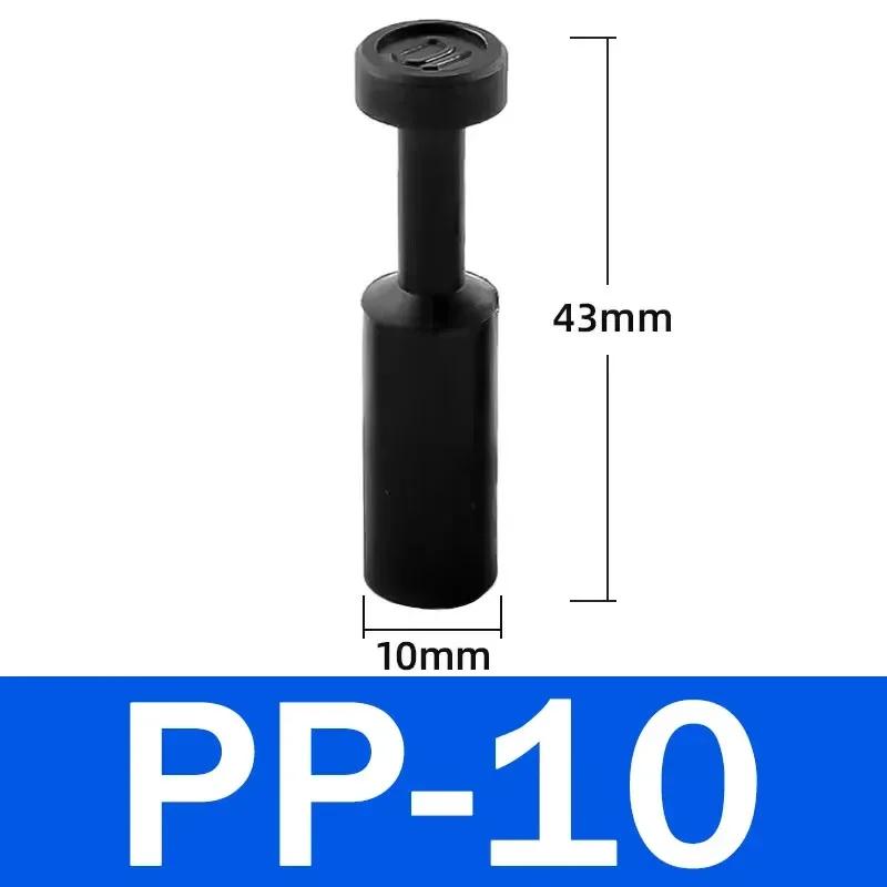 Raccordo Pneumatico PP Tappo Tubo a Diametro Variabile Tappo Tubo Spina a Inserimento Rapido Tappo Tubo Gas Tubo Aria 4 6 8 10 12 14 16mm