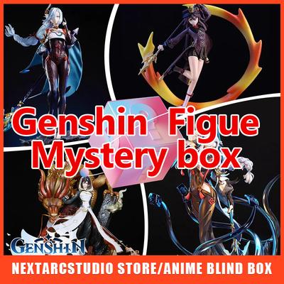Genshin Impact Blind Box Figure Anime Surprise Gift Cute Action Figure PVC Toy Random Character Collectible Venti Nahida Raiden