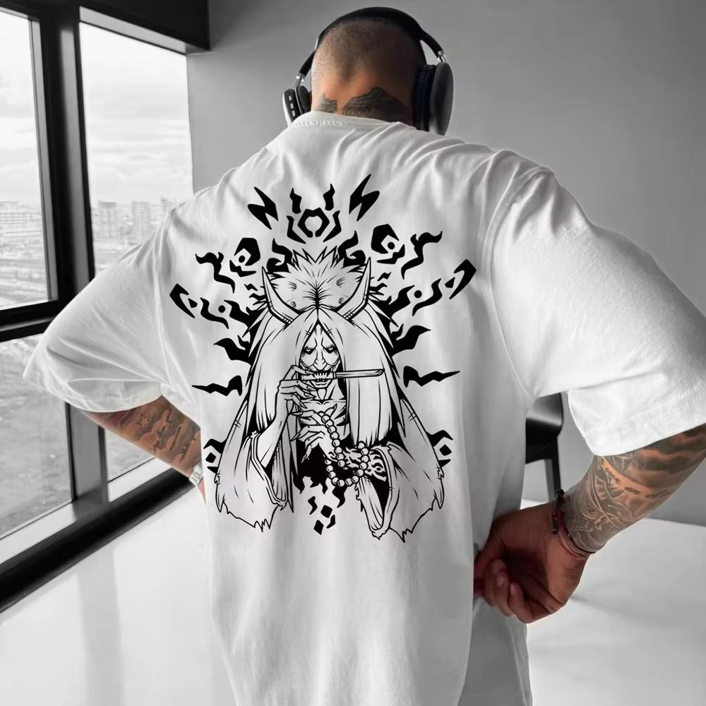 Izuto Uchiha Clan T-shirt Streetwear Classical Style Anime Style Pattern Men's T-shirt Clothing
