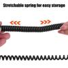 Flexible Spring Data Cable Type C To C Mobile Phone Charging Cable  for Mobile Phone Tablet