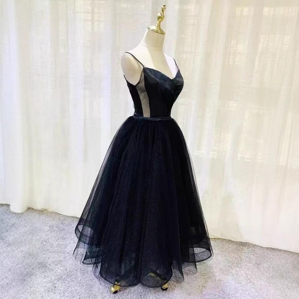 Vocal Bel Canto Student Exam Art Exam Evening Dress Female Performance Dance ** Singing Performance Dress Black Long Troupe