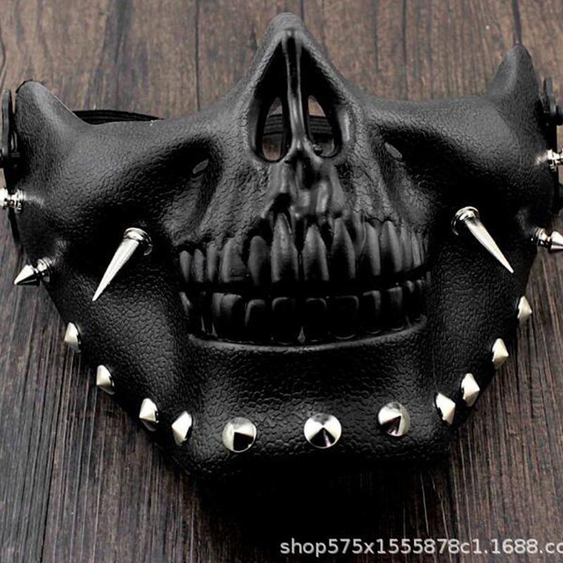New Steampunk Neutral Leather Mask Anime Halloween Horror Party Mask
