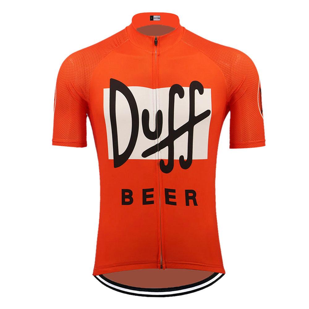 Beer Duff Cycling Jersey Men Breathable Short Sleeve Outdoor Sports Bike Clothing Mtb Jersey 2026 XS