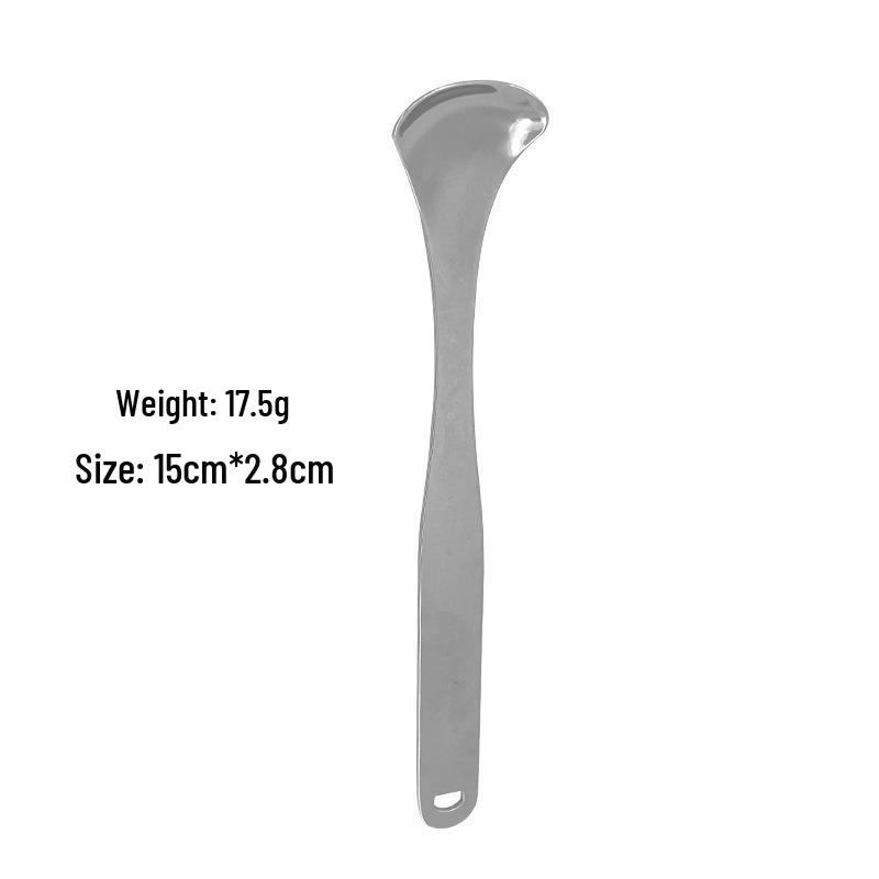 Stainless Steel Titanium Tongue Scraper - Oral Hygiene Tool for Tongue Cleaning