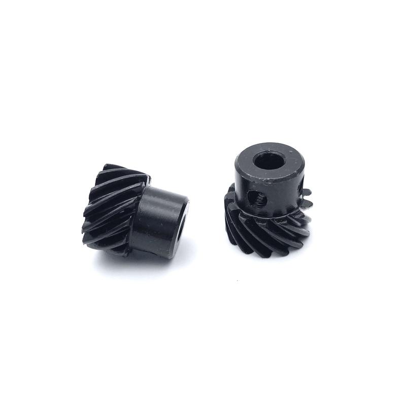 1M 13/15/20/26/30 Teeth Steel Helical Gear DIY Motor Staggered Gear 6-15mm