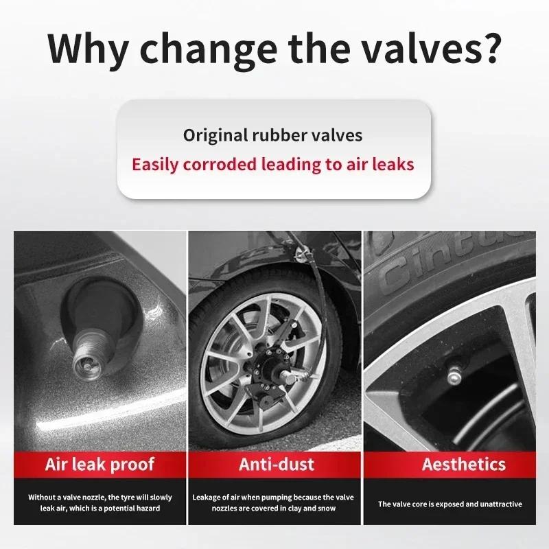 New For Mercedes Benz 4Pcs Metal Car Tire Valve Caps Wheel Dust Cover Car Accessories for Mercedes Benz AMG W204 W211 W212 W213