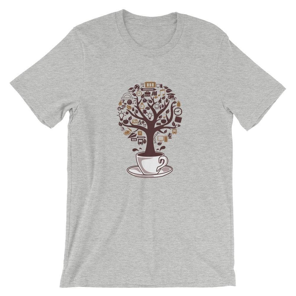 

Coffee Tree T-Shirt. 100% Cotton Premium Tee NEW 4XL