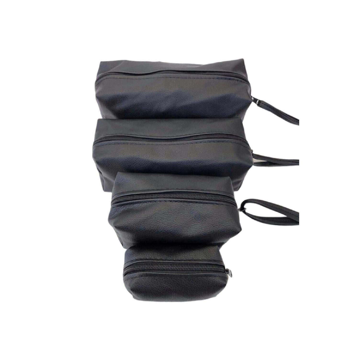 

4 Piece Matryoshka Makeup Bag Set Black чёрный