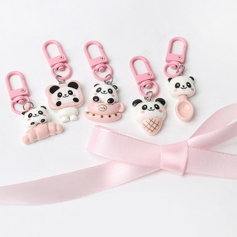 Lovely Animal Keychain Backpack Handbag Pendant Cartoon Animal Keyring Car Keychain Bag Charm Decorations