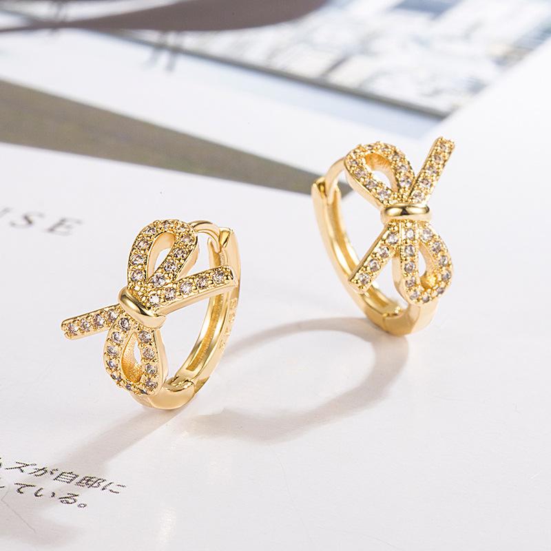 New 925 Sterling Silver Earrings Fashion AAA Zircon For Women Exquisite Student Girlfriend Jewelry Accessories Wedding Party