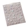 Shell Light Blue Butterfly Nail Art Sticker New Broken Purple Butterfly Beautiful Nail Sticker