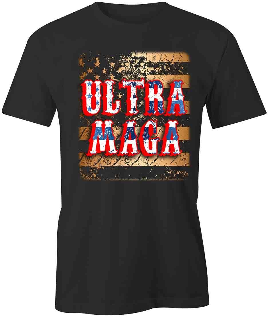 ULTRA MAGA TShirt Tee Printed Graphic T-Shirt Gift S1BCB052 TRUMP S