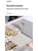 Bowl & Dish Pull-Out Storage Rack - In-Cabinet Drainer & Organizer