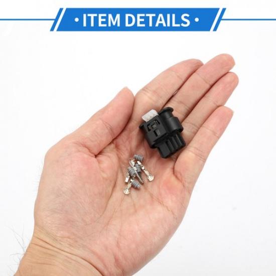 4 Pin Mass Air Flow Sensor Connector Plug FemaleWire Terminal ONE  for BMW