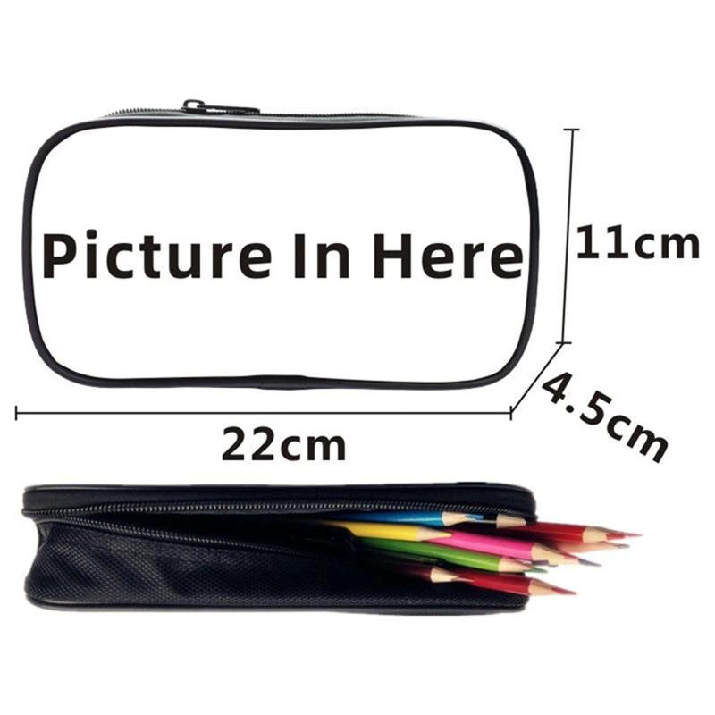 1 Piece Boy Girl Retro Large Capacity Pencil Pouch Kpop Demon Hunters Zipper Pencil Case School Stationery Storage Bag