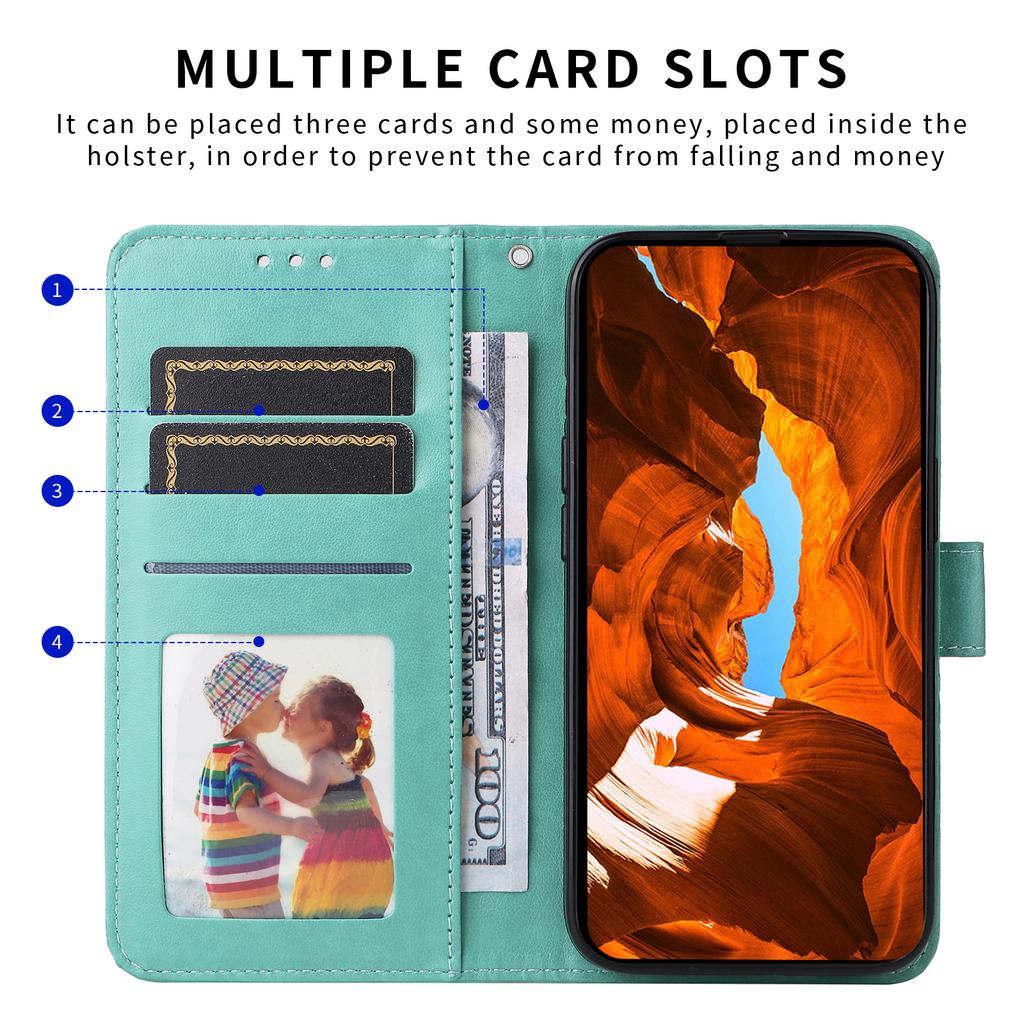 For Honor X8c 4G Case Sunflower Imprint Leather Wallet Phone Cover